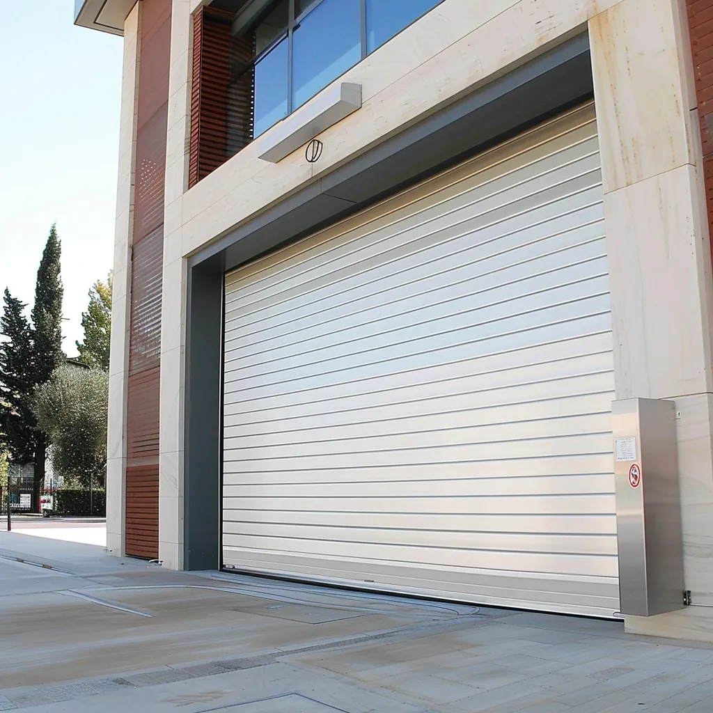 Roll up garage door from outside
